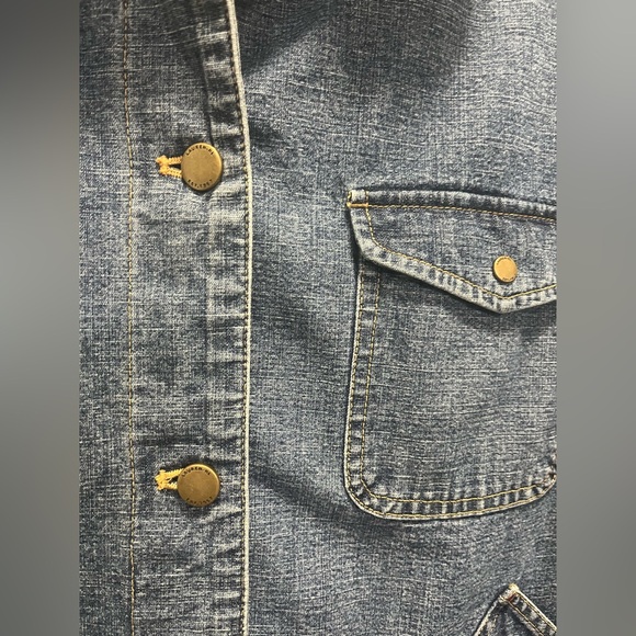 Lauren Jeans Company Button Front Denim Jacket Size 2X - Picture 2 of 9